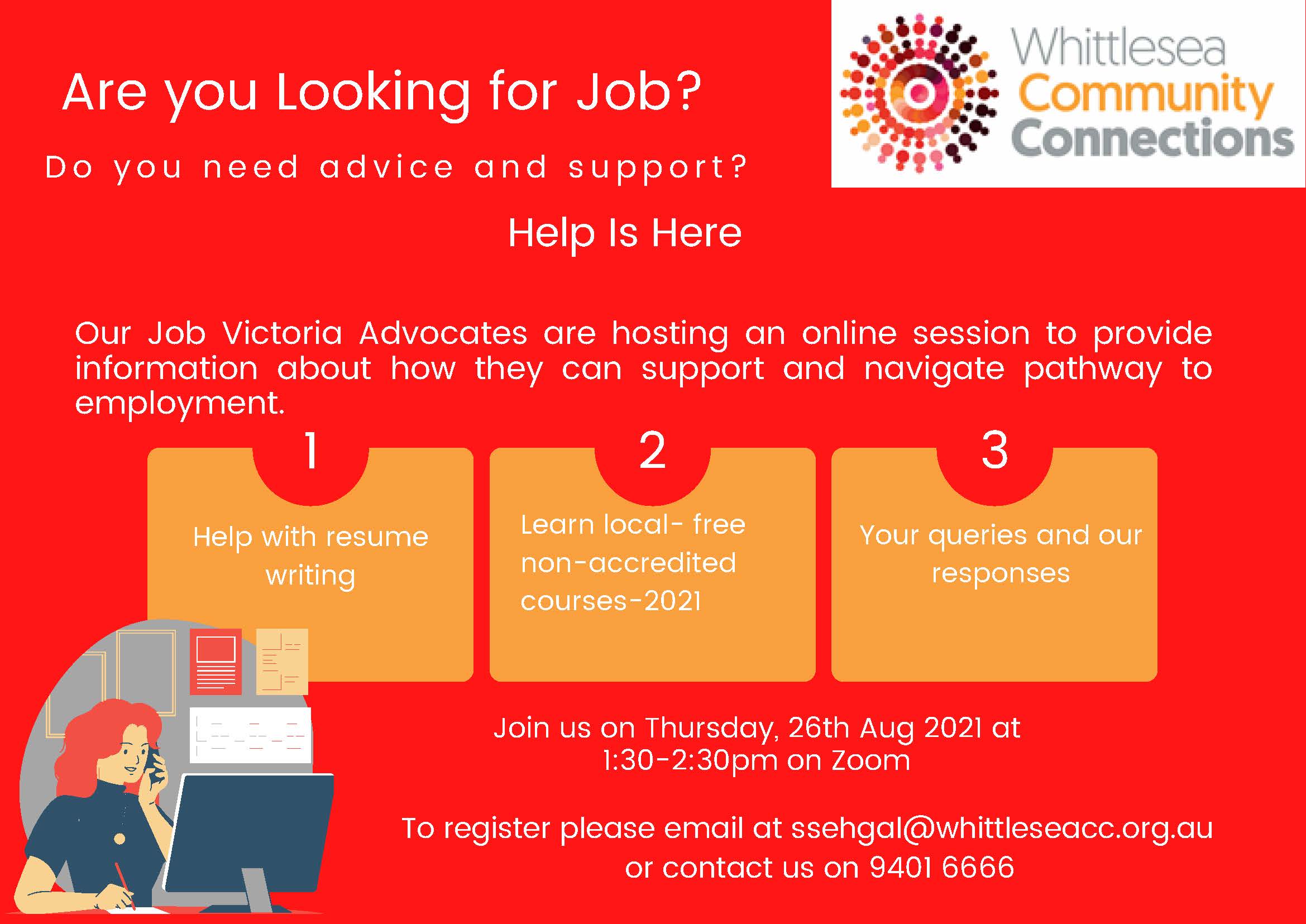 Jobs Advocates Victoria - Online Help & Support - Whittlesea Community  Connections