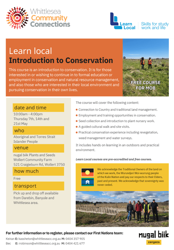 Learn Local: Introduction to Conservation — A Pathway to Caring for ...